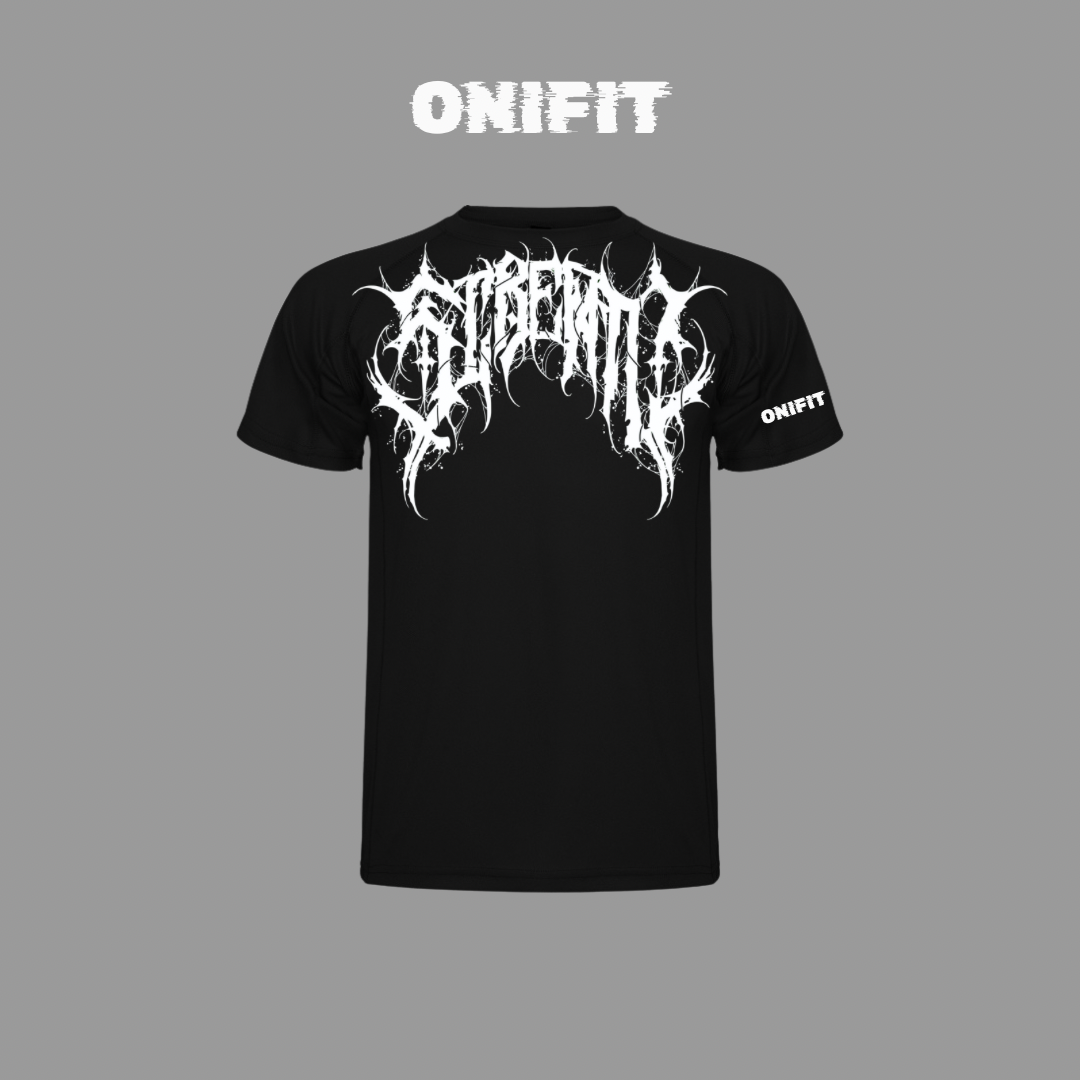 Polera dark calligraphy